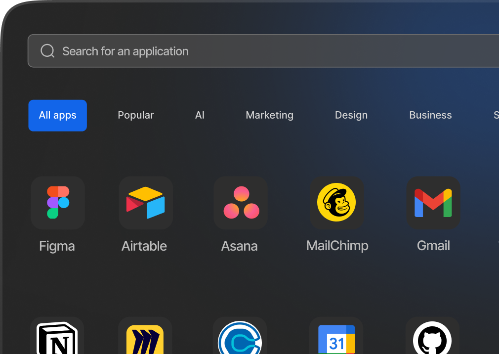 100+ applications supported